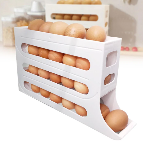 🥚 DISPENSADOR ORGANIZADOR DE HUEVOS 4 NIVELES 🥚 📦 AHORRA ESPACIO Y MANTIENE TODO EN ORDEN ✈ ENVÍO GRATIS | 🚚 PAGO CONTRAENTREGA