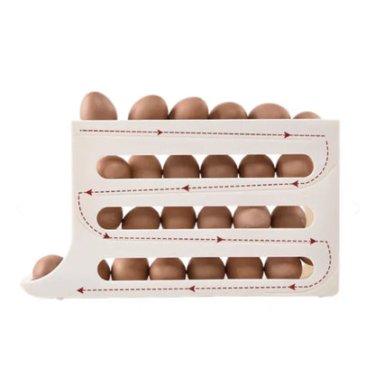 🥚 DISPENSADOR ORGANIZADOR DE HUEVOS 4 NIVELES 🥚 📦 AHORRA ESPACIO Y MANTIENE TODO EN ORDEN ✈ ENVÍO GRATIS | 🚚 PAGO CONTRAENTREGA