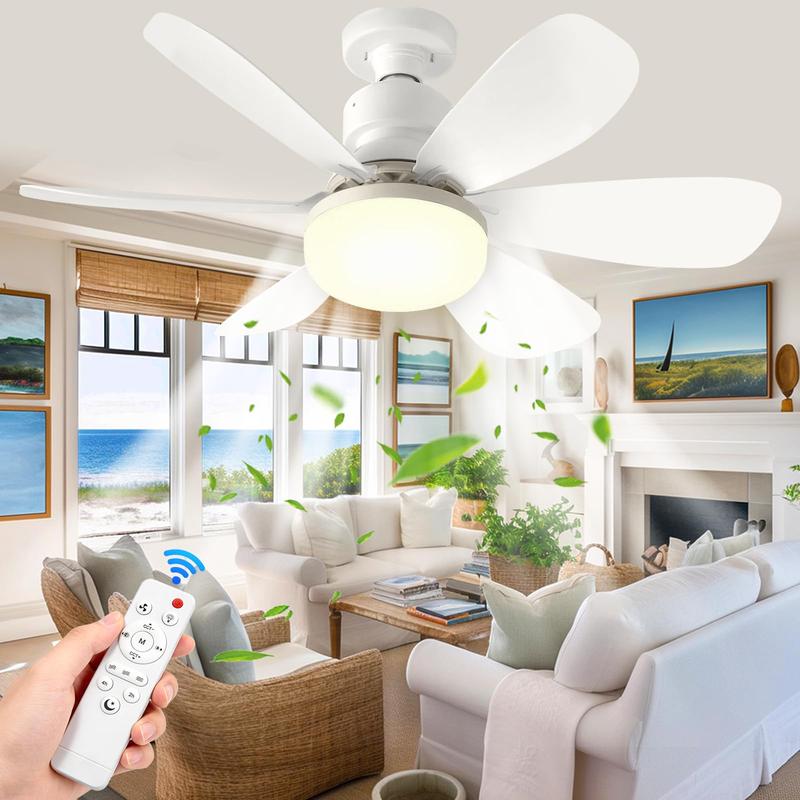 Ventilador LED 2 en 1 con Control Remoto | Luz + Aire en Segundos