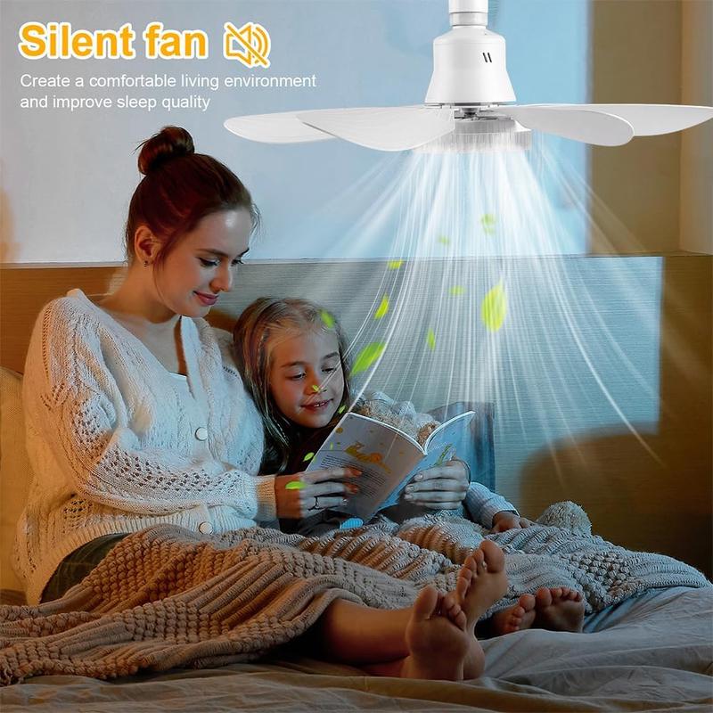 Ventilador LED 2 en 1 con Control Remoto | Luz + Aire en Segundos