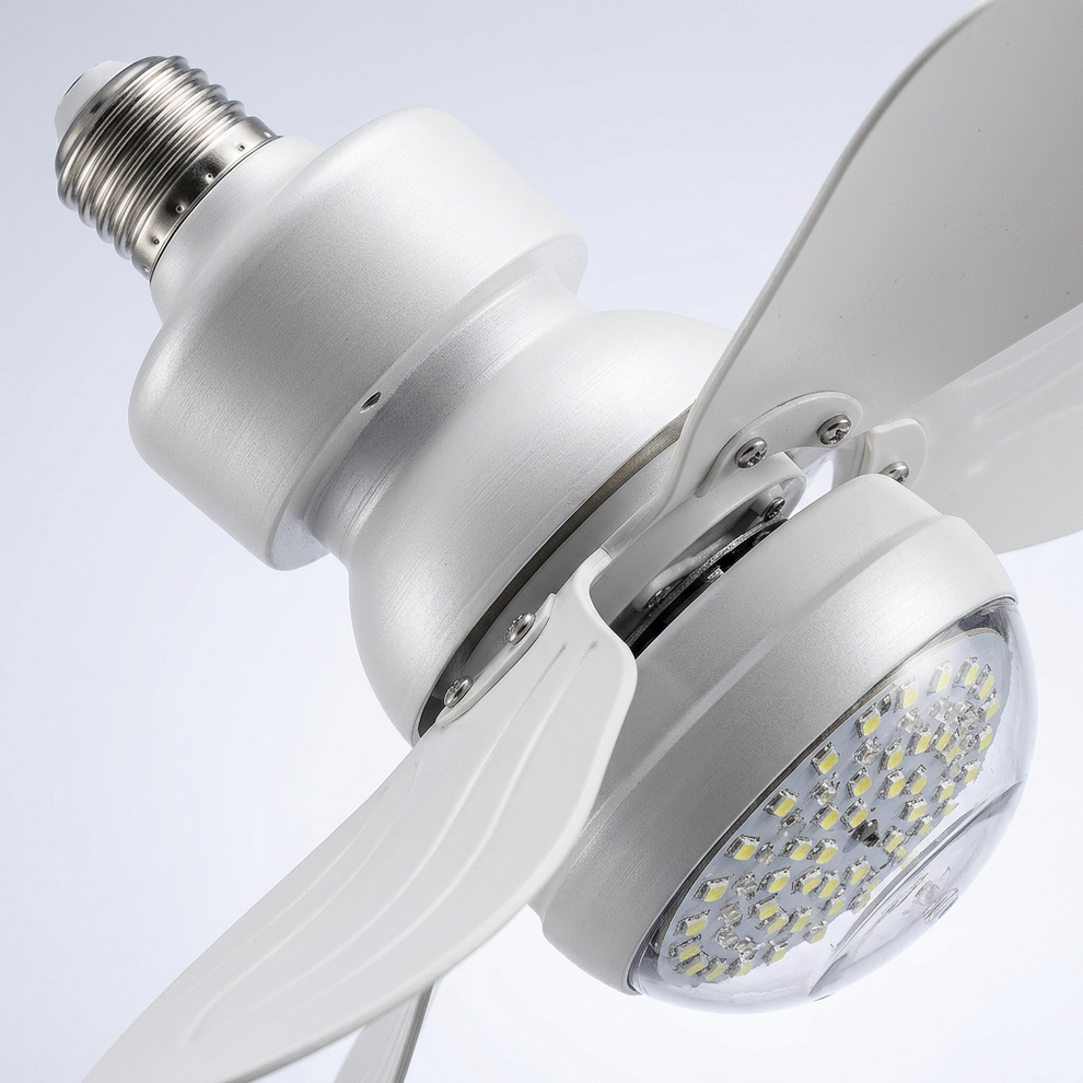 Ventilador LED 2 en 1 con Control Remoto | Luz + Aire en Segundos