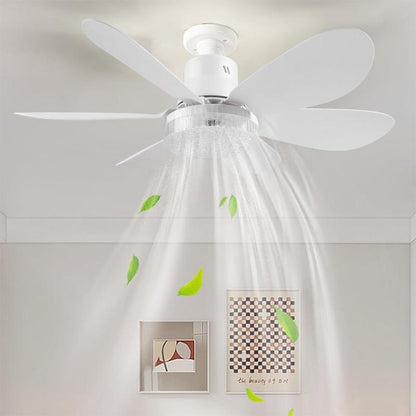 Ventilador LED 2 en 1 con Control Remoto | Luz + Aire en Segundos